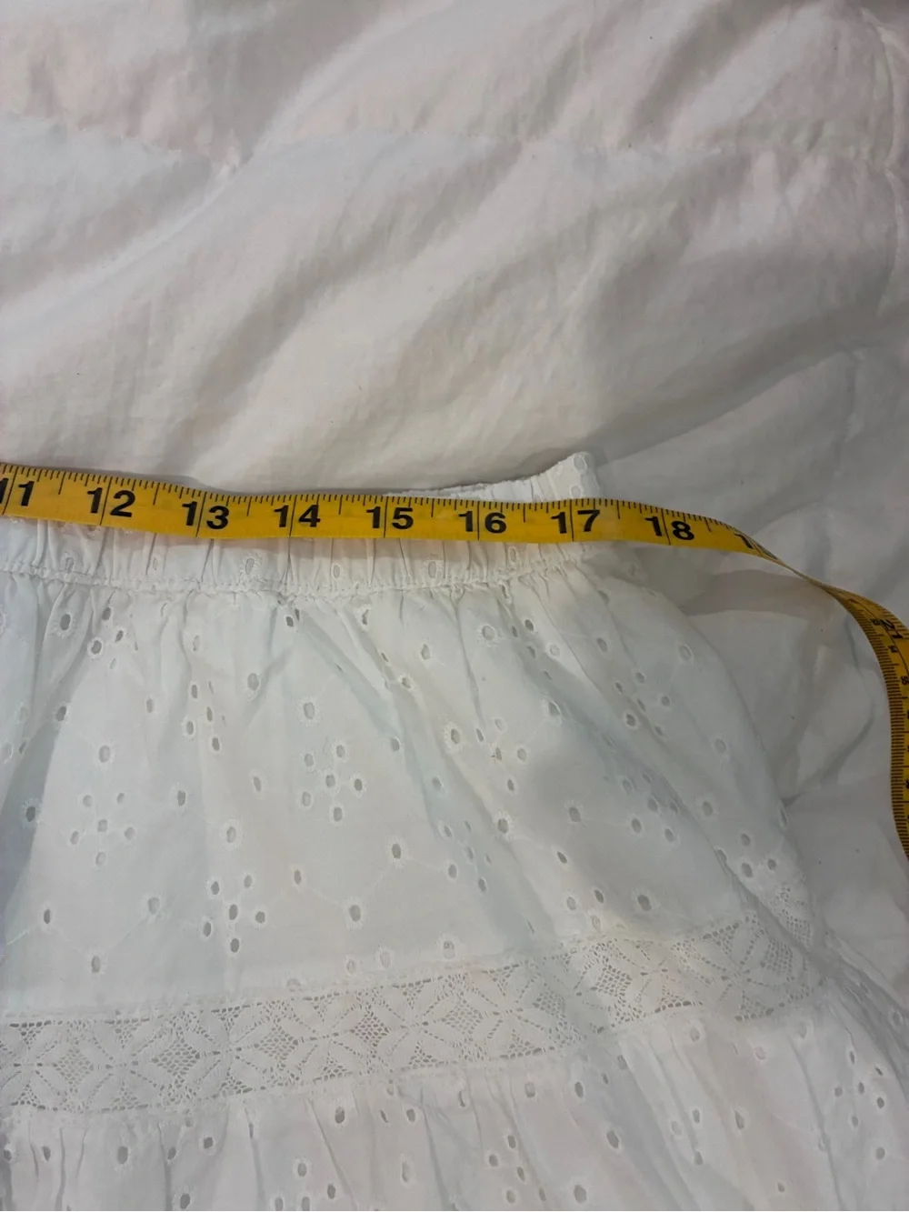 Abound‎ White Eyelet Mini Skirt